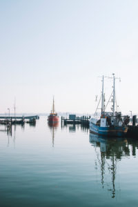 Harbor in Maasholm Bad, Schleswig Holstein. Harbor in Maasholm Bad, Schleswig Holstein.